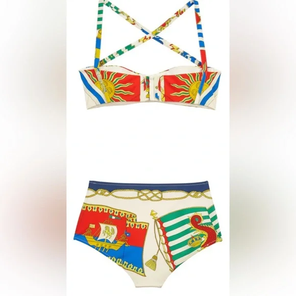 Etro nautical print push up two piece bikini - Picture 6 of 13